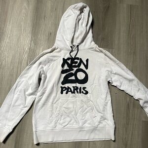 White Kenzo Hoodie